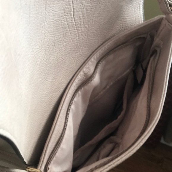 Blush pink pleather bag purse - Picture 3 of 5